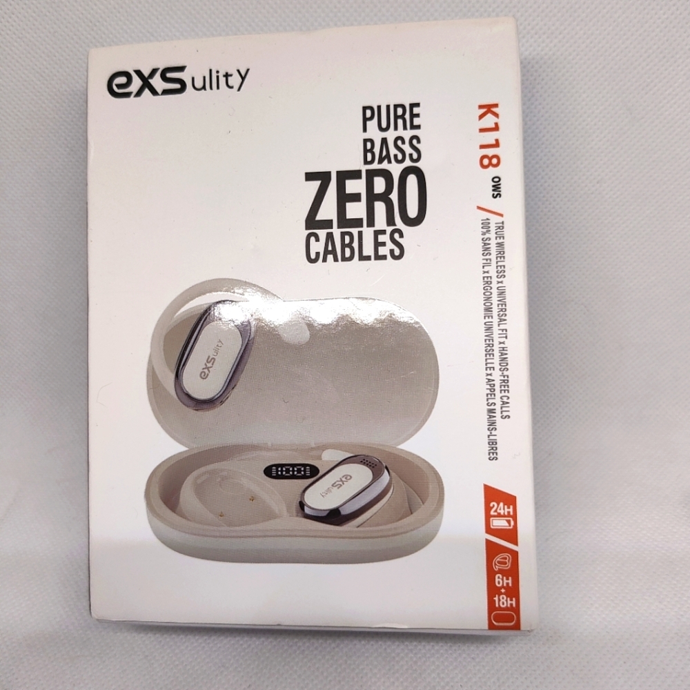 EXS Ulity Bluetooth Pure Bass Earbuds with Charging Case